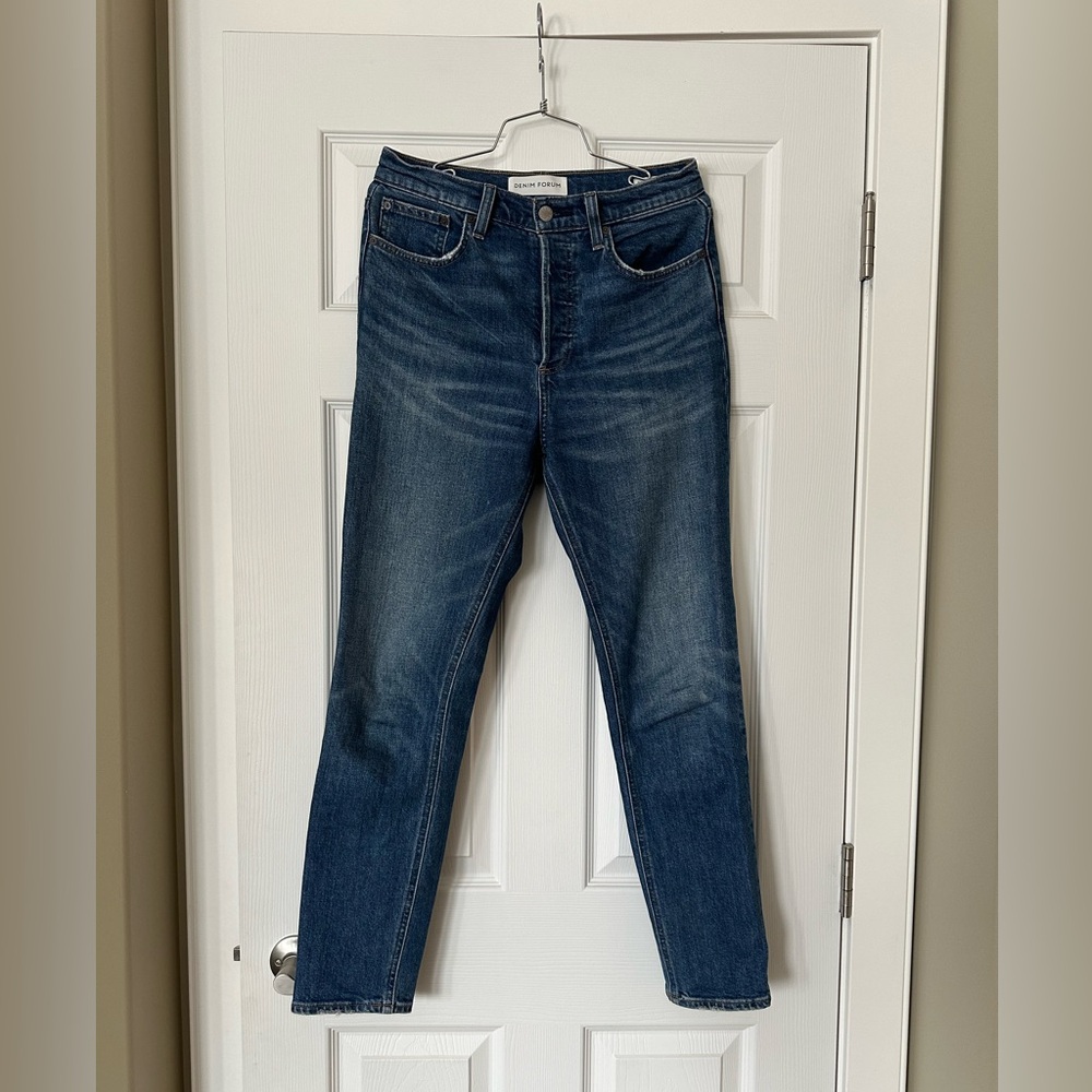 Denim Forum Yoko High Rise Slim Jeans